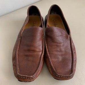 Brown leather Cole Haan loafers